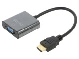 Adaptor D-Sub 15pin HD la HDMI, negru - SAVIO
