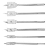 Set burghie late pentru lemn, 6 piese, 10-25 mm, TOP TOOLS