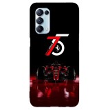 Husa compatibila cu Oppo A54 5G model Ferrari F1-75, Silicon, TPU, Viceversa, Transparent, Carcasa