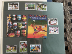 Sao Tome - serie timbre fotbal campionatul mondial 1994 SUA nestampilate MNH foto