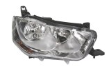 Far Citroen C-Elysee, 11.2012-01.2017, Electric, tip bec H1+H7, cu motoras, omologare ECE, cu lumini de zi, 9675139980, Dreapta