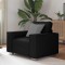 vidaXL Fotoliu canapea Negru 99 x 78 x 84 cm Piele artificiala 4105044