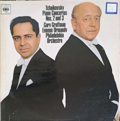 Disc vinil, LP. Piano Concertos NR. 2 si 3-Tchaikovsky, Gary Graffman, Eugene Ormandy, Philadelphia Orchestra foto