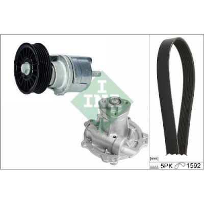 Set curea transmisie Audi A4 B5 (8d2) 11.94-12.01, A6 C5 (4b2) 01.97-12.05, A6 C5 Avant (4b5) 11.97-01.05; Vw Passat B5 (3b2) 08.96-12.01, INA foto