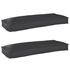 vidaXL Set de perne pentru palet 2 pcs Negru 100 x 40 x 8 cm 42001692