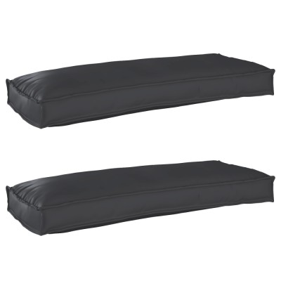 vidaXL Set de perne pentru palet 2 pcs Negru 100 x 40 x 8 cm 42001692 foto