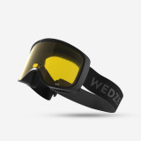 Ochelari schi/snowboard G100 S1 Vreme Ur&acirc;tă Negru Copii/Adulți