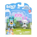 Set 2 figurine, Bluey si Chloe, Aliens