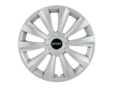 Set 4 capace roti Delta cromat R15 pentru gama auto Smart foto