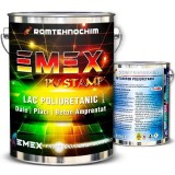 Lac Poliuretanic Beton Amprentat Emex PU Stamp Transparent Biccomponent 16 Kg + 5.30 Kg