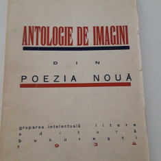 Carte veche Avangarda Teodor Scarlat Antologie de imagini din poezia noua