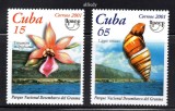 CUBA 2001, Fauna, Flora, serie neuzata, MNH, Nestampilat