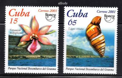 CUBA 2001, Fauna, Flora, serie neuzata, MNH foto