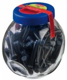 Cumpara ieftin Patroane cerneala mici, albastru, in borcan, 100 buc/set Herlitz