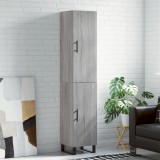 VidaXL Dulap &icirc;nalt, gri sonoma, 34,5x34x180 cm, lemn prelucrat