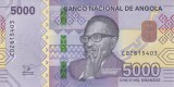 Bancnota Angola 5.000 Kwanzas 2025 - PNew UNC ( vezi descriere )