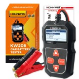 Tester Baterie Alternator Auto KONNWEI KW208, 12V, Test Incarcare, Pornire, Cranking, AGM, GEL, LiFePO4, afisaj LCD