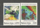 O.N.U.Geneva.1989 25 ani Meteorologia Mondiala-Vederi din satelit SN.571, Nestampilat