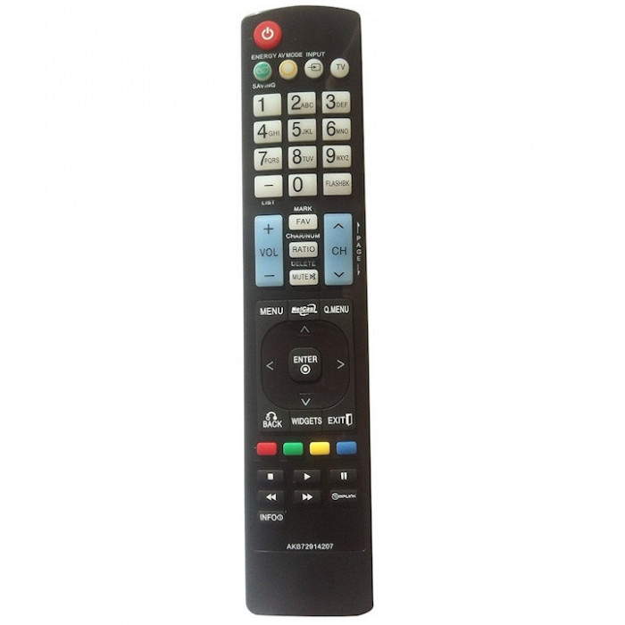 Telecomanda Universala Pentru TV LG, RM-266, Negru