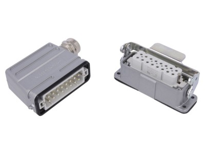 Conector HDC 16 Pini 16+PE A16 foto