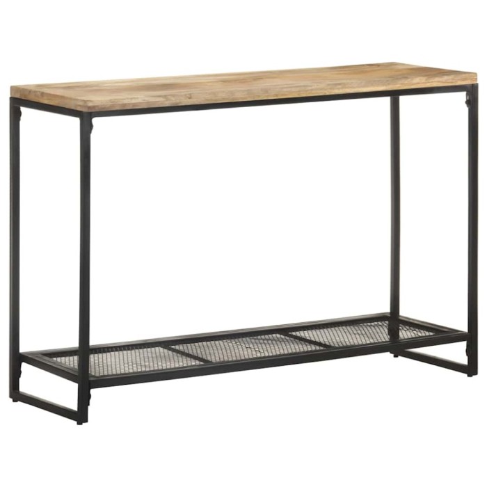 vidaXL Masă consolă, 110 x 35 x 75 cm, lemn masiv de mango