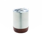 Cana termos mica de 180 ml, Everestus, JU064, otel inoxidabil, argintiu, saculet de calatorie inclus