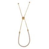 Bratara reglabila placata cu aur