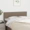 Gossi tablii de pat, 2 buc., gri taupe, 72x5x78/88 cm, textil