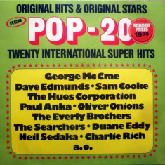 Vinil Various ‎– POP 20 - 20 International Super Hits (-VG)