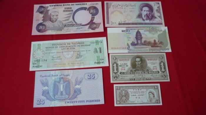LOT BANCNOTE STRAINE NECIRCULATE
