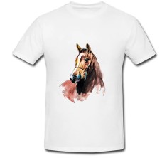 Tricou &amp;quot; Watercolor horse &amp;quot; foto
