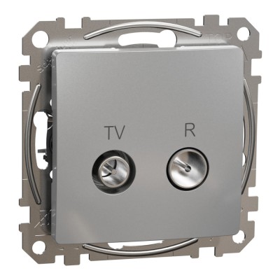 Priza TV R capat 4 dB Schneider Sedna aluminiu SDD113471R foto