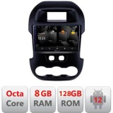 Navigatie Ford Ranger 2011-2015 Android Octa Core Qualcomm 2K Qled 8+128 DTS DSP 360 4G Optical CarStore Technology