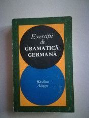 Exercitii de gramatica germana foto