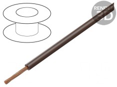 Cablu Electric FLYW 1x2,5mm2 Cu PVC Maro 100m foto