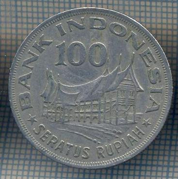 AX 1219 MONEDA - INDONEZIA - 100 RUPIAH -ANUL 1978 -STAREA CARE SE VEDE foto