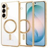 Husa MagSafe pentru Samsung Galaxy S26 Plus S947, Techsuit, Luxury Crystal, Aurie