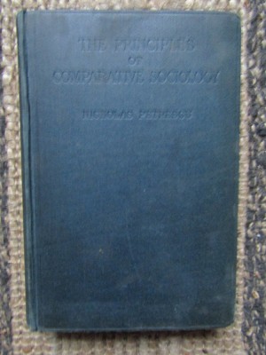 The Principles of Comparative Sociology-Nicolae Petrescu -AUTOGRAF foto