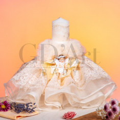 Lumanare Tulle Baby Angel Cream BB-012 foto