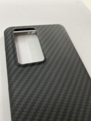 Husa telefon Plastic Huawei P40 Pro Black Carbon foto