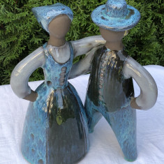 Figurină din ceramică Jie - Cuplu dulce - Soț și soție - Design Elsi Bourelius