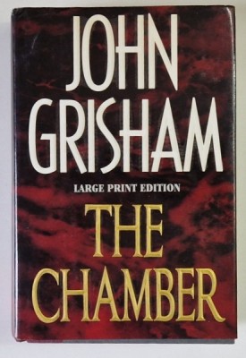THE CHAMBER , a novel by JOHN GRISHAM , 1994 *LARGE PRINT EDITION foto