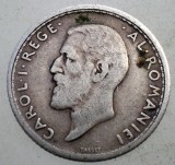 R.002 ROMANIA CAROL I 50 BANI 1912 ARGINT
