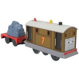 Locomotiva motorizata Thomas &amp;amp; Friends -Toby, cu vagon
