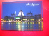 HOPCT 22569 PARLAMENTUL -NOCTURNA - BUDAPESTA -UNGARIA -NECIRCULATA
