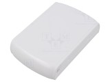 Carcasă universală ELBAG ventilată albă 81mm x 128mm x 25mm