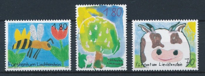 LIECHTENSTEIN 2003 DESENE DE COPII