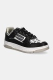Karl Lagerfeld sneakers din piele KREW culoarea negru, KL53023