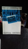 CRITICA STIINTIFICA - EMILE HENNEQUIN