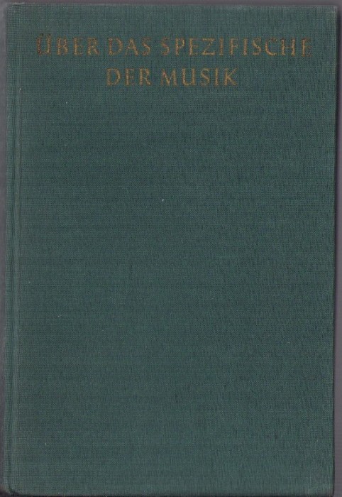 HST C5770N &Uuml;ber das Spezifische der Musik von Zofia Lissa, 1957